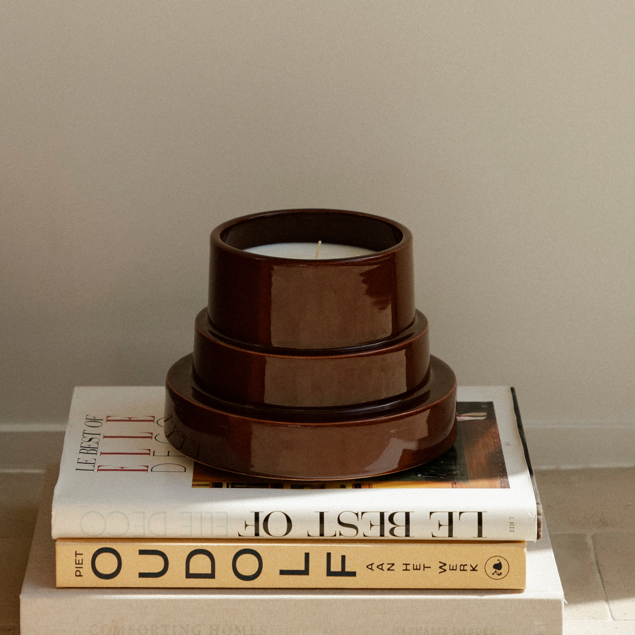 Ceramic scented candle