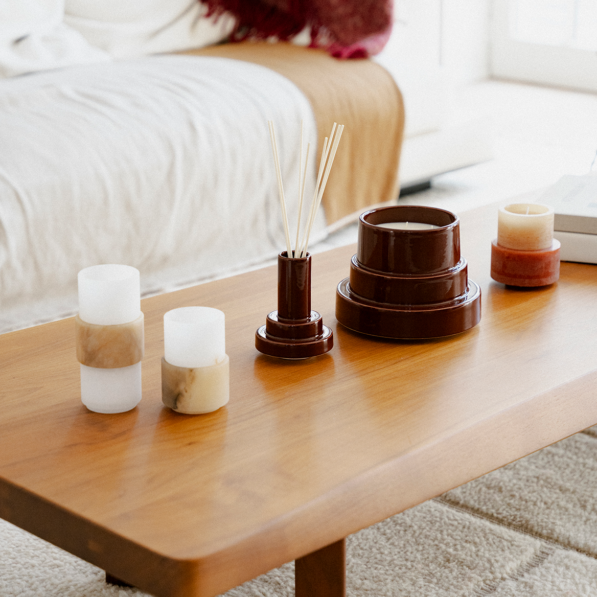 Ceramic scented candle