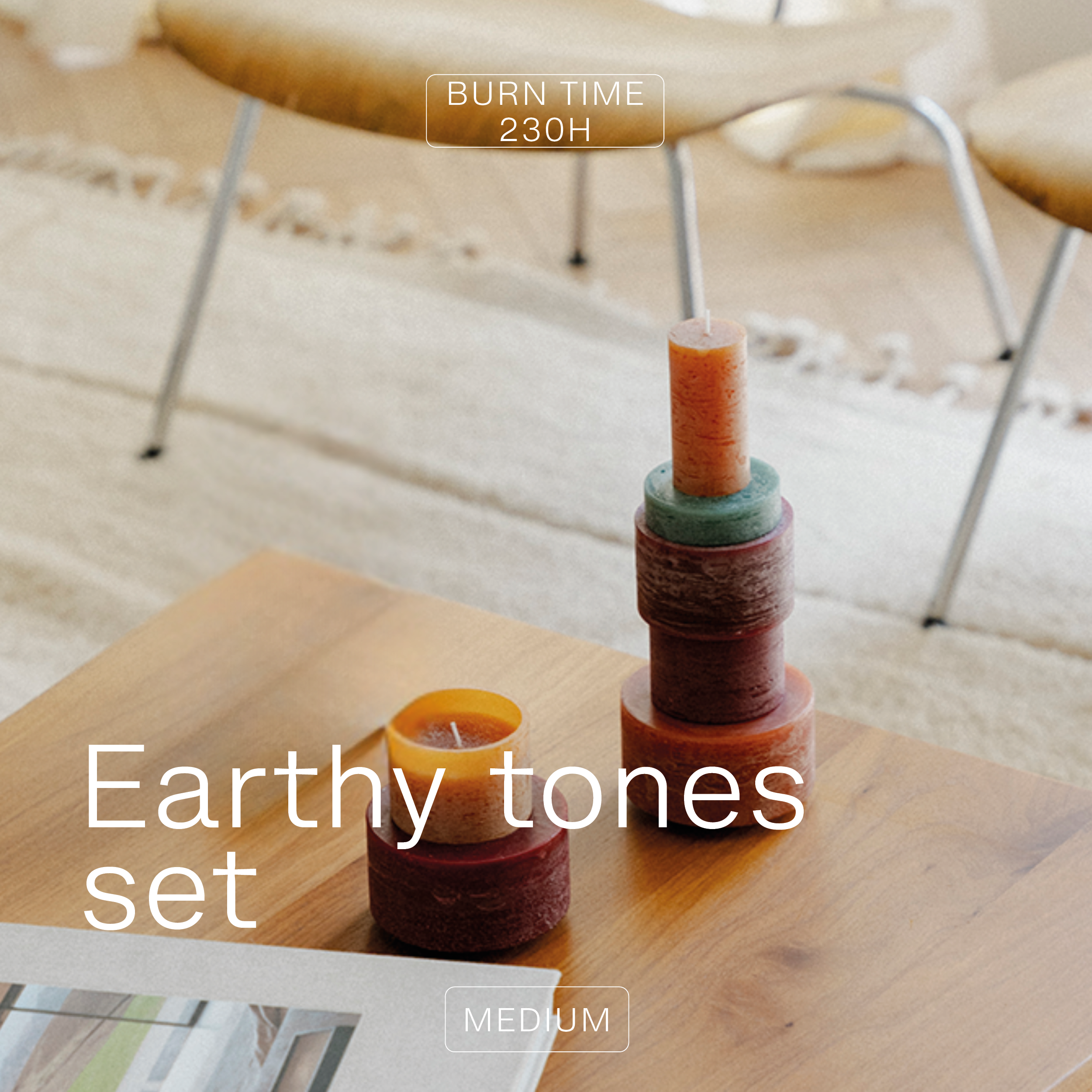 Earthy tones GIFT SET (Gift Edition with additional refills)